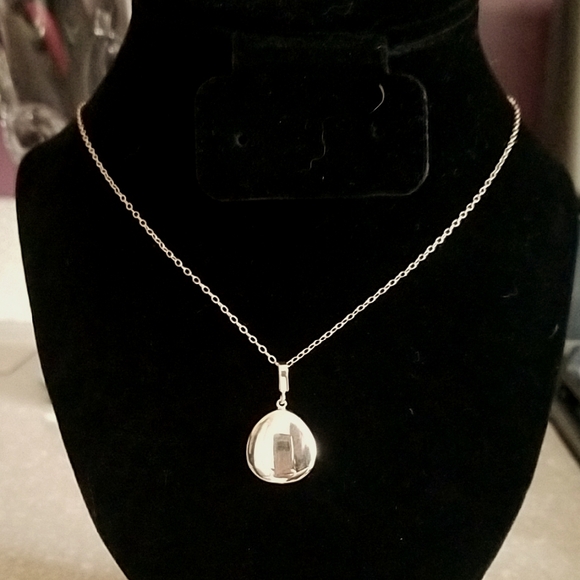 Ross-Simons Jewelry - 14 Gold Over SS Necklace And Pendant